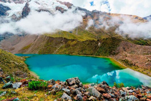 Join the Humantay Lagoon Tour on an unforgettable hike to the imposing and beautiful turquoise lagoon, an ideal excursion for nature lovers.-Humantay Lagoon Tour